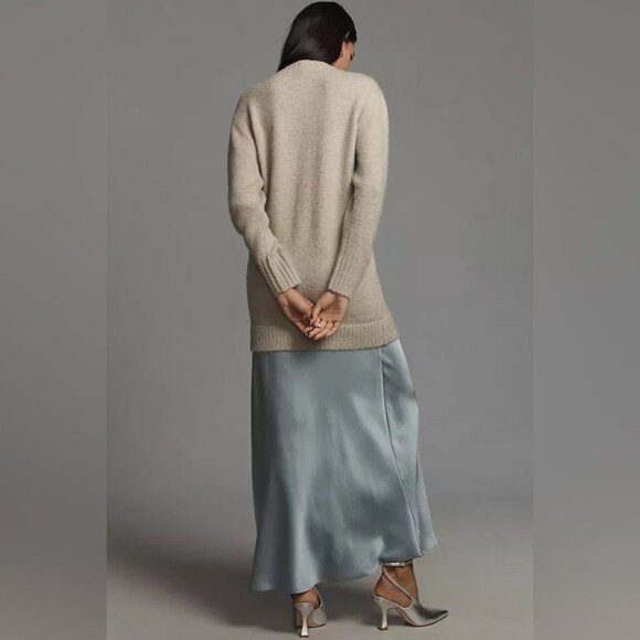 NWT Size S - Anthropologie Twofer Sweater Slip Midi Dress (NWT US$ 228) - Picture 4 of 16